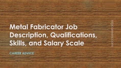 metal fabrication skills|fabricator duties and responsibilities.